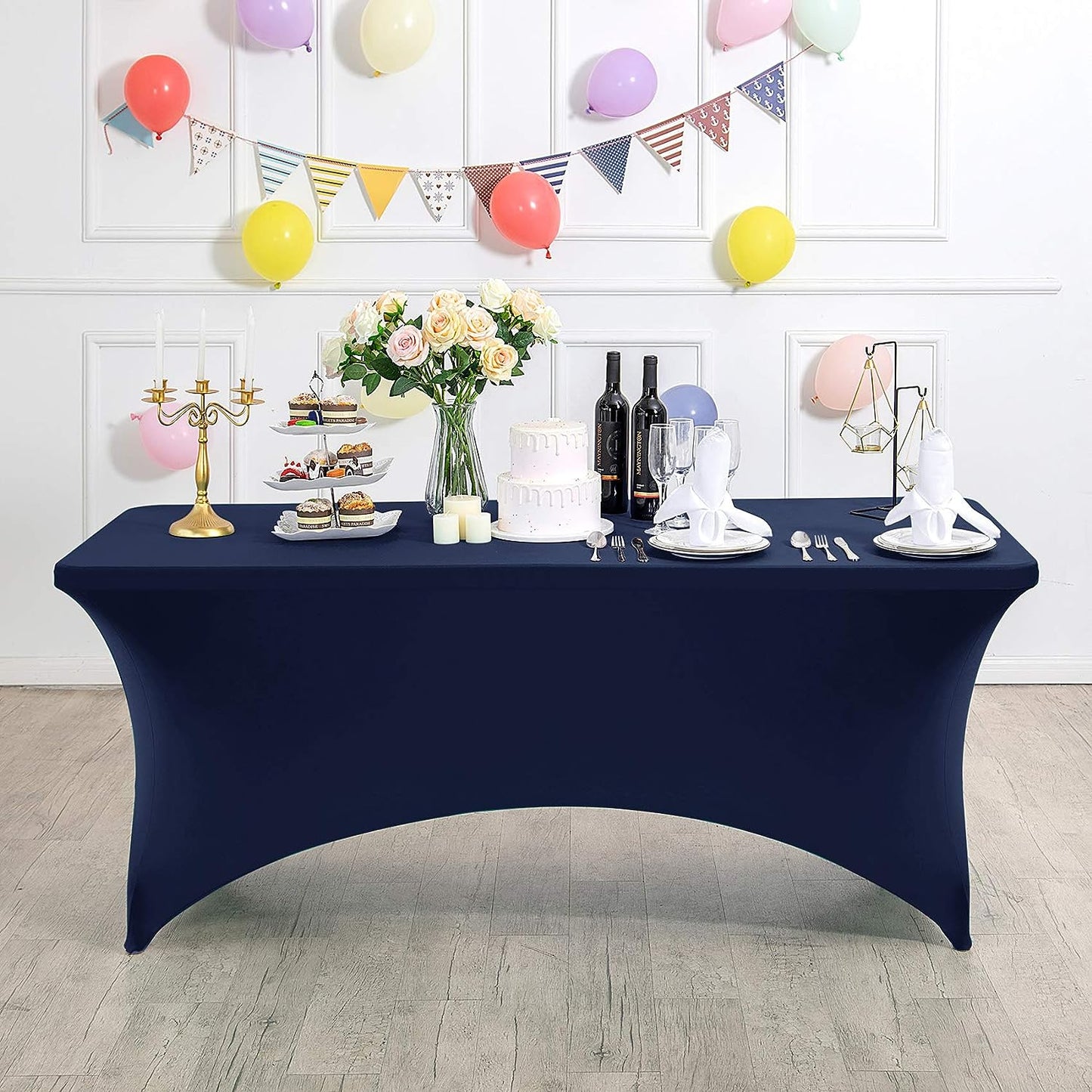 Local Rental Rectangular Stretchy Table Covers